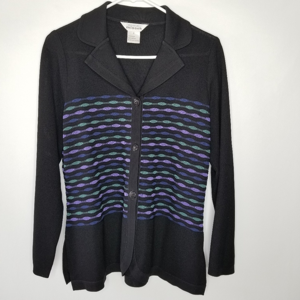 MISOOK Sweater Jacket Blazer Cardigan Size Small